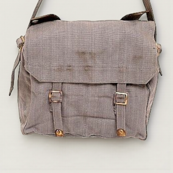 Vintage Post-WWII Belgium P37 Blue-Gray Haversack (Straps Sold Separately)