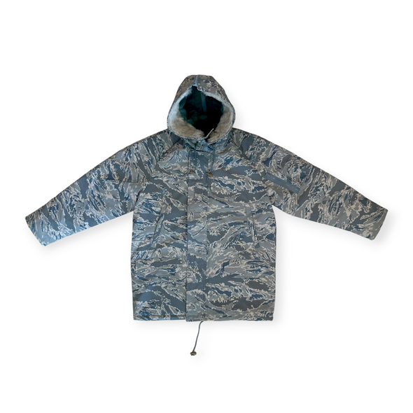 Dakota Outerwear Co. N-3B Parka ABU and Woodland Camouflage with Faux Fur Lined Hood