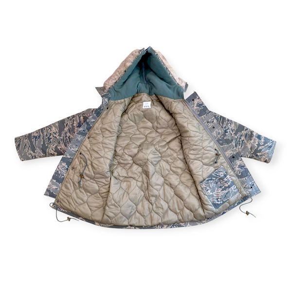 Dakota Outerwear Co. N-3B Parka ABU and Woodland Camouflage with Faux Fur Lined Hood