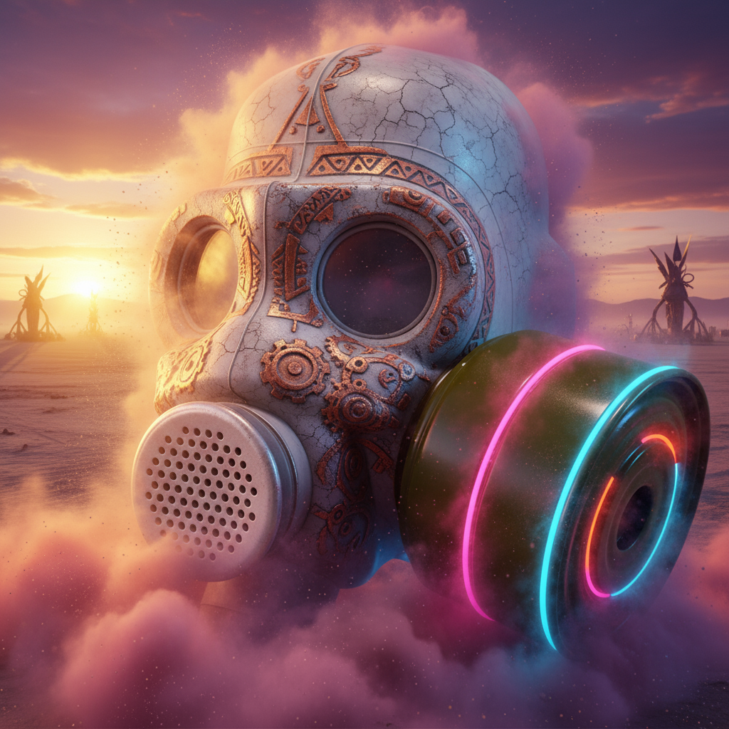 Soviet PMG Gas Mask with Filter and Bag