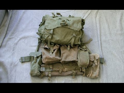 P58 Web Equipment Set Green British Cold War Era