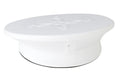 USMC White Vinyl Officers Cap Cover w/ Quatrefoil