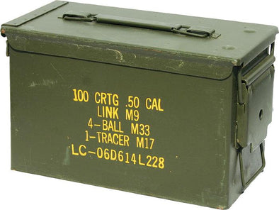 Authentic US Military 50 Cal Ammo Can