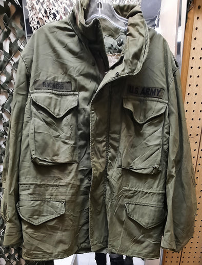 Authentic Vintage US Army Medium Short M-65 Field Coat With No Liner
