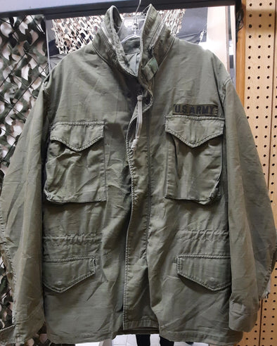 Authentic Vintage US Army Medium M65 Field Coat With No Liner
