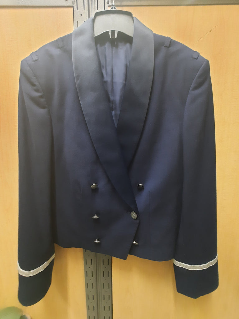 U.S. AIR FORCE PATRIOT MESS DRESS FORMAL popular JACKET COAT w/SILVER BRAID 44R SI1166