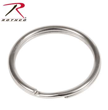 1 Split Ring / Nickel - 50 Pack