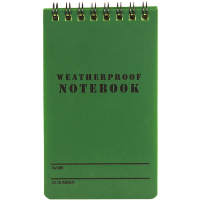 Military Style Weatherproof Notebook (3" x 5")