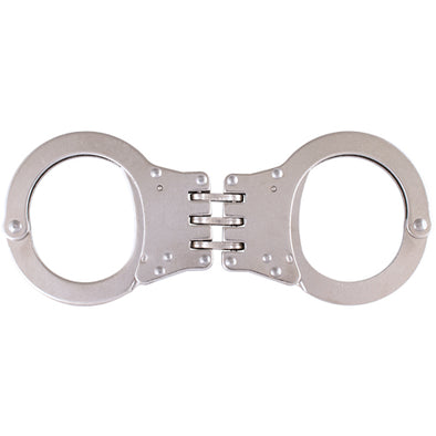 Detective Double-Lock Handcuffs with 3 Hinges