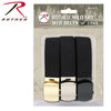 54 Inch Black Military Web Belts in 3 Pack
