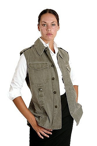 Women's German Moleskin Vest