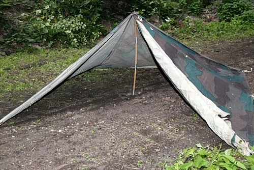 Swedish Camouflage Shelter Quarter Poncho
