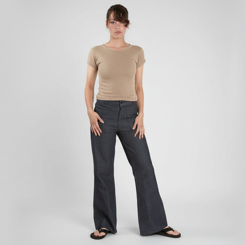 Authentic Navy Bell Bottom Dungaree Pants *REAL and RARE*