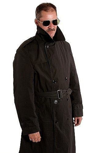 Vintage US Army All Weather Lined Trench/Over Coat –