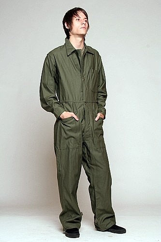 VINTAGE US古着 ＊アメリカ軍 1980´S ＊COVERALL MECHANIC´S COLD