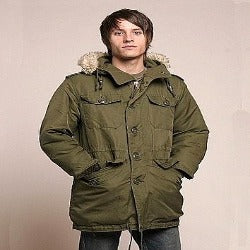 1 Piece Canadian Combat Parka With Hood