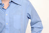 Women's Wing Collar Dress Shirt 1-Pocket Style