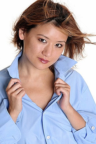 Women's Retro Polyester Disco Shirt - Long Sleeve
