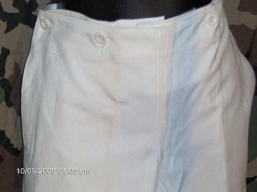 West German Navy Issue White Sailor Pants – camoLOTS.com