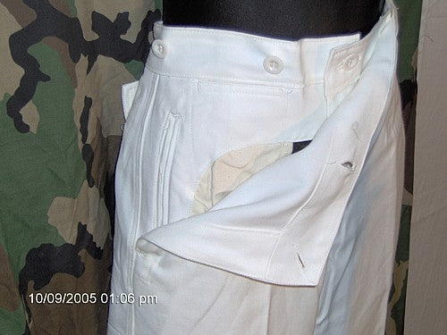 West German Navy Issue White Sailor Pants – camoLOTS.com