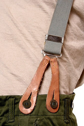 British Military Button Suspenders –