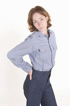 Authentic Navy Bell Bottom Dungaree Pants *REAL and RARE*