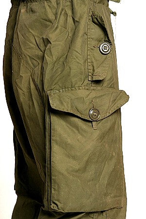 Canadian Army Surplus Rain Pants Rip Stop 67-34 Trousers wet weather