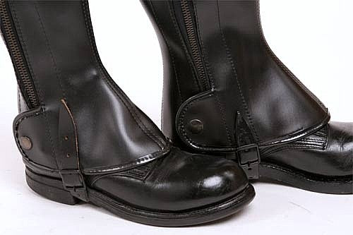 Leatherette Boot Gaiters Parade Gloss