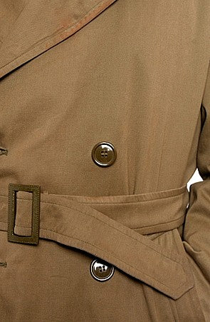 Vintage 1960's Men's Canadian Forces Gabardine Raincoat