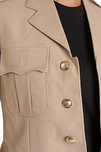 Naval Service Tan Dress Jacket