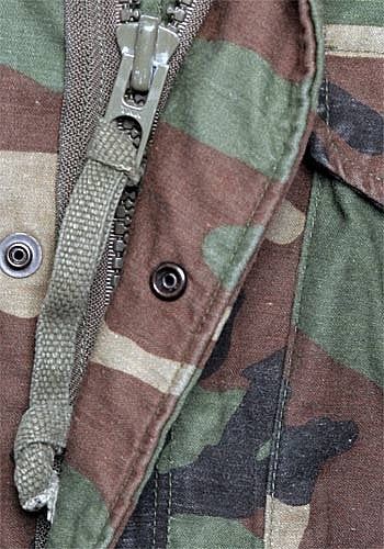US Military M65 BDU Woodland Camo Field Jacket Outerwear Coat