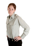 Womens US Army Officers Long Sleeve Shirt