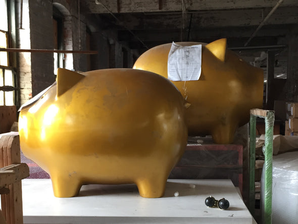 Giant Gold Pig