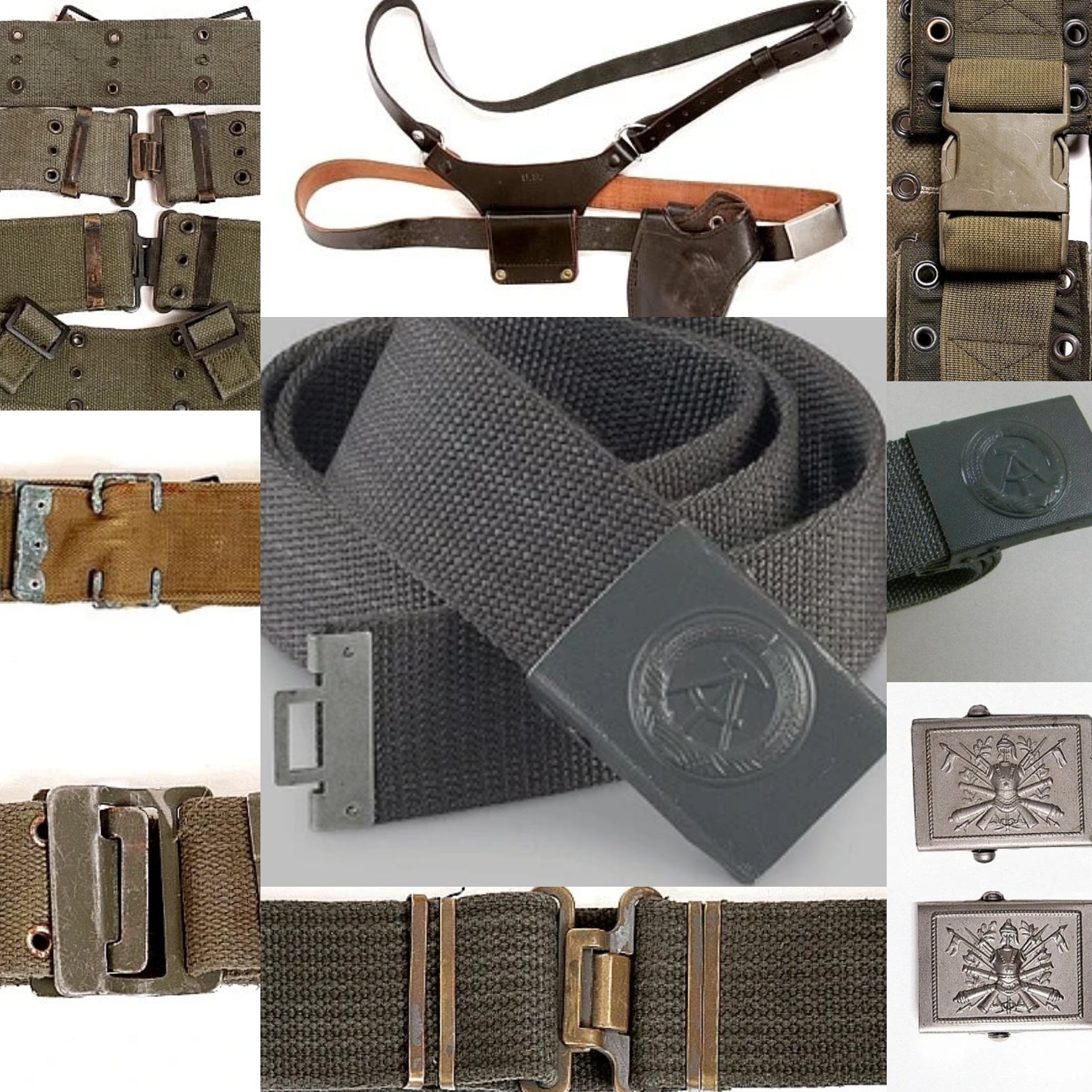Camouflage Letter Belt Army Belt Camo Belt Military Slide 