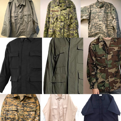 GRAB BAG: Assorted New Military Surplus BDU/Tactical Shirt *BULK LOT*