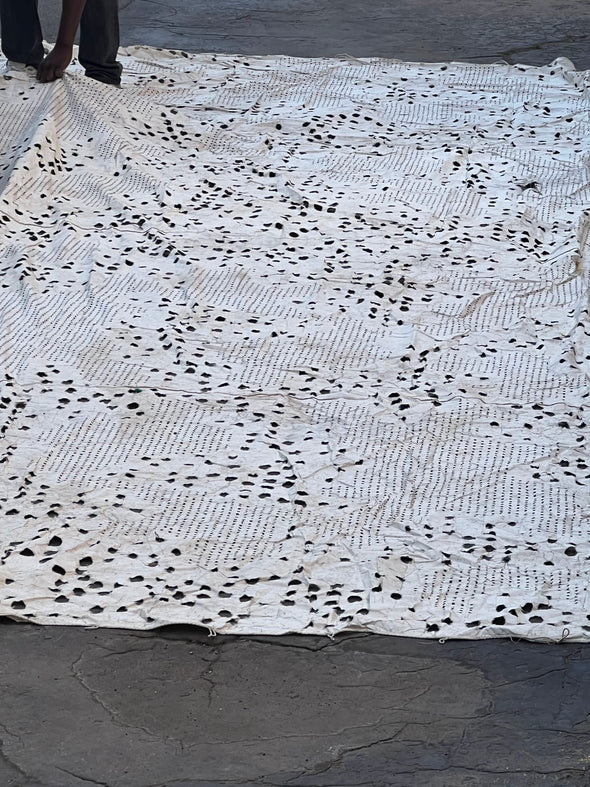 Vintage Canadian 115 sq/ft Snow Camo Netting