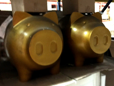 Giant Gold Pig