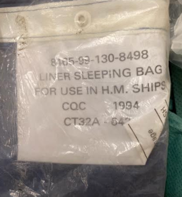Royal Navy Military Surplus Flame Resistant Sleeping Bag Liner