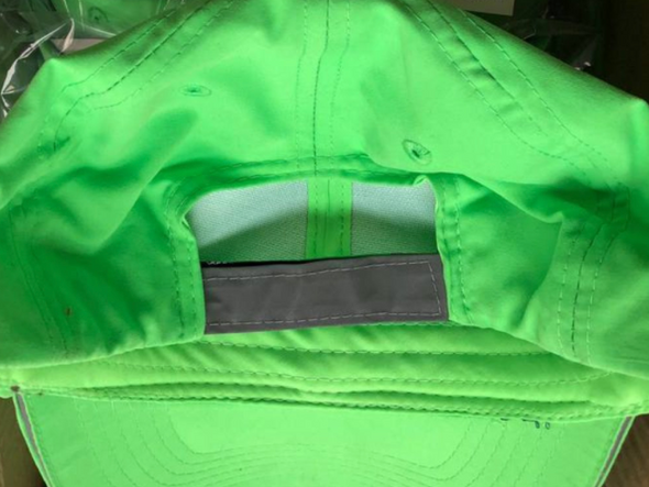 Neon Green Adjustable Cap Grab Bag