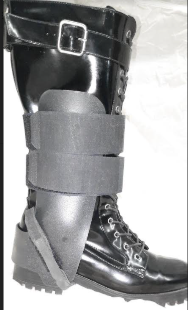 US Military Over Boot Aircast Ankle Stability Support Jump Brace