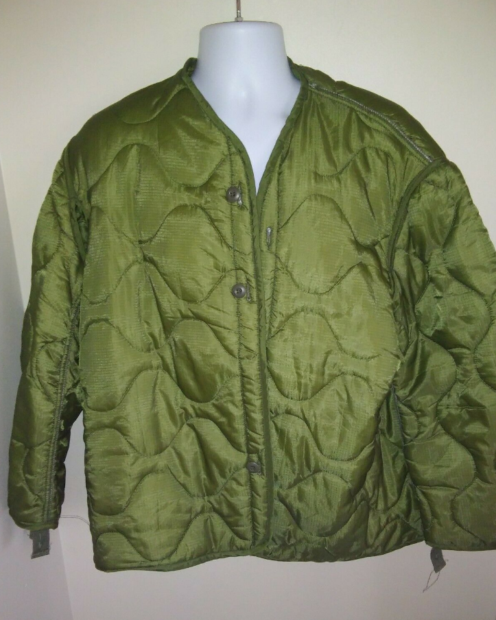 Cold Weather Field Jacket Liner, Military Foliage Green - New, 2XL