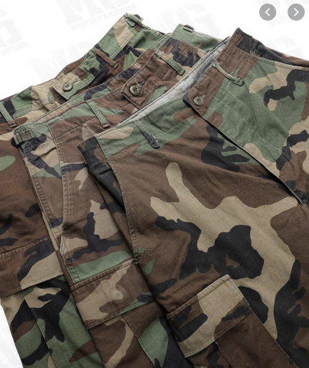 Men's (UNISEX) Vintage US Army BDU CARGO Combat Pants, Vintage ** THE –