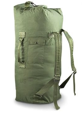 Assorted Vintage Military Surplus GI Duffle Bags Grab Bag