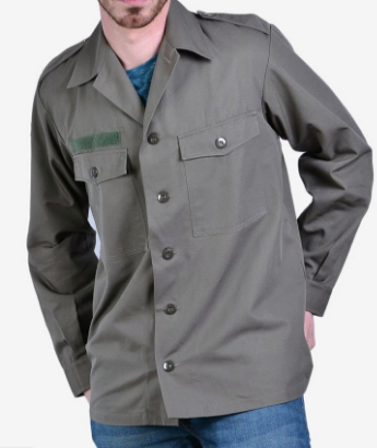 Assorted Authentic Military Fatigue Shirt Mixed Grab Bag