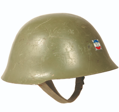 Vintage Yugoslavian M59 and M59/85 Steel Helmet