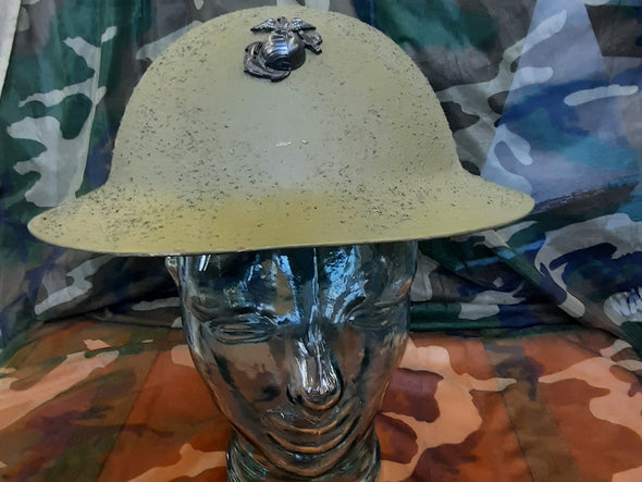 Authentic WW1 USMC M1917 Steel Helmet w/ EGA