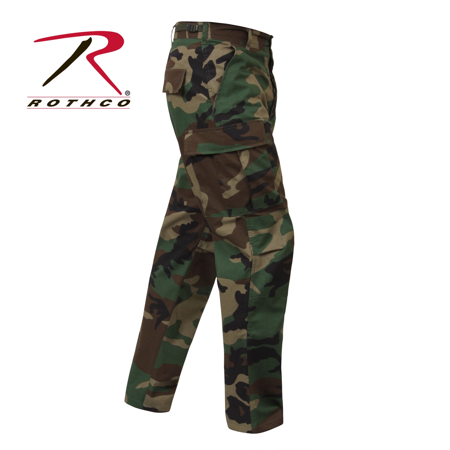 1995 Pleated Front Cargo Pants in Camouflage -  Israel