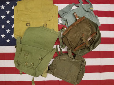 Assorted Vintage Military Surplus Backpack Grab Bag