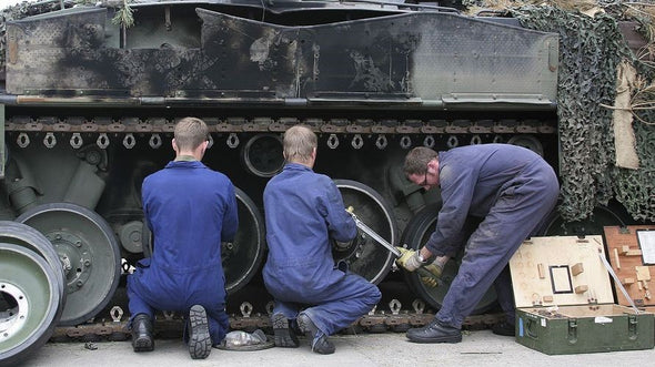 Vintage West German Army Bundeswehr Blue Mechanics Coverall