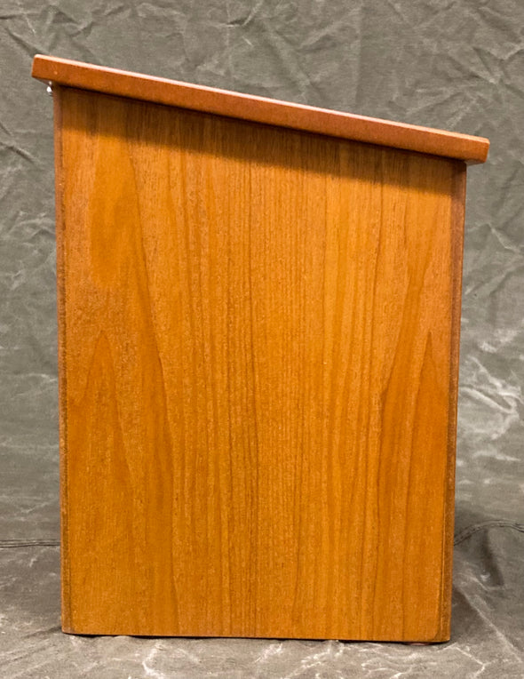 Wooden Ballot / Suggestion Box with Suggestion Cards, Pen & Lock - Oak NEW